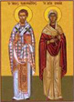 Κυριακή των Αγίων Προπατόρων, Άγιος Ελευθέριος ο Ιερομάρτυρας, Αγία Ανθία