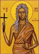 Δ' Χαιρετισμοί, Οσία Μαρία η Αιγυπτία, Όσιος Μακάριος ο ομολογητής ηγούμενος ιεράς Μονής Πελεκητής