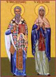 Άγιος Κυπριανός και η Αγία Ιουστίνη, Όσιος Θεόφιλος ο Ομολογητής, Άγιος Γεώργιος ο Νεομάρτυρας που μαρτύρησε στο Καρατζασού